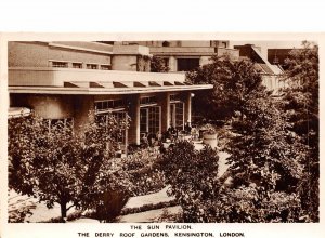 uk48498 sun pavilion derry roof gardens kensington london real photo uk