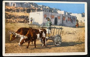 1926 Newton KS USA Picture Postcard Cover Native American Indian Pueblo Of Lagun