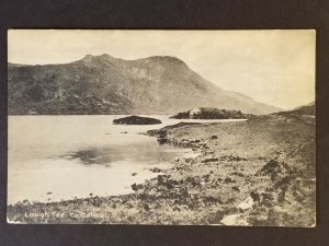 Mint Ireland County Galway Lough Fee Mountain Lake View Real Picture Postcard