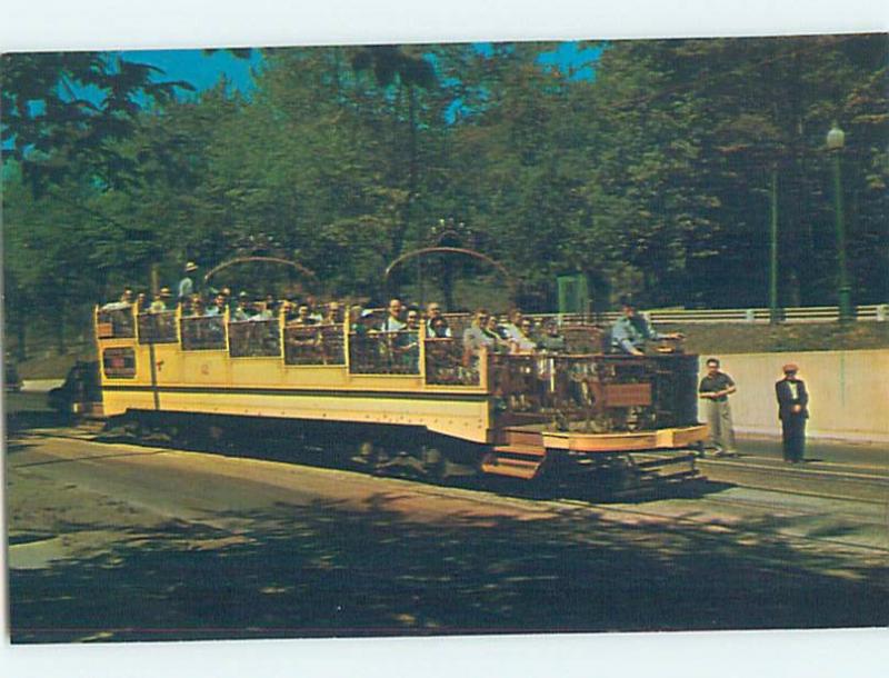 Unused Pre-1980 TOURIST TRAIN AT TROLLEY MUSEUM Kennebunkport Maine ME d9058