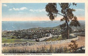 Bird's Eye View from the Riviera Santa Barbara California  