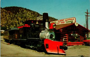 Vtg Postcard Idaho Springs Colorado CO - Old Narrow Gauge Engine No 80 UNP