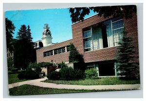 Vintage 1970's Postcard Wilbur J Carr Library Hillsdale College Michigan