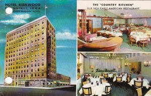 Iowa Des Moines Hotel Kirkwood 1958