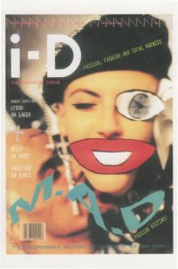 Judy Blame Punk Rock Fashion Clothes Designer Magazine Postcard