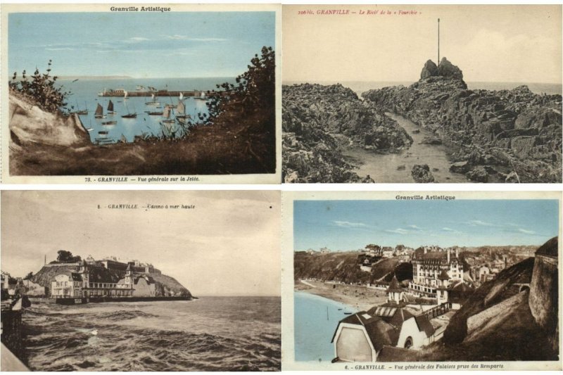 GRANVILLE MANCHE (DEP.50) BASSE NORMANDIE 300 Postcards pre-1940 (L4573)