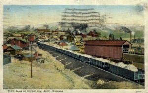 Train Load of Copper Ore - Butte, Montana MT  