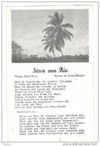 Stern von Rio , Poem , Brazil, 00-10s