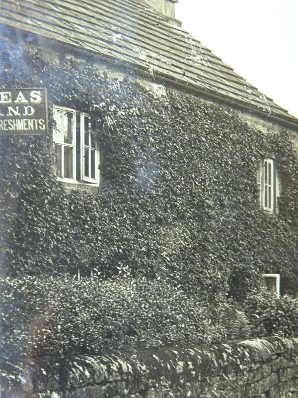 Derbyshire Matlock ROWSLEY Church Lane TEA & REFRESHMENT CAFE c1913 RP Postcard