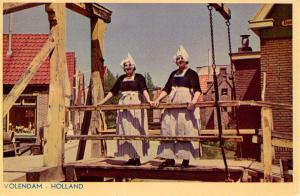 Holland - Volendam. Dutch Ladies