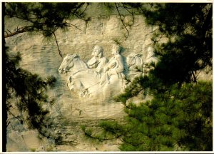 Georgia Stone Mountain Park Confederate Memorial Carving