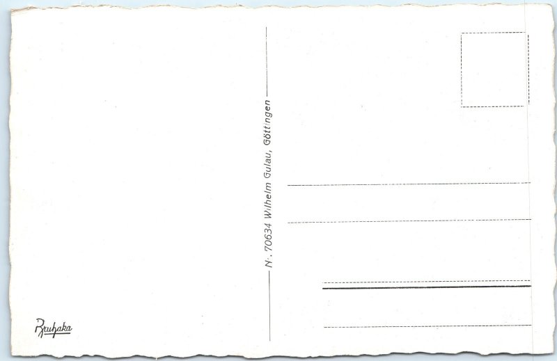 c1920s Gottingen, Germany Market Hall Town Square Johanniskirche Cars A358