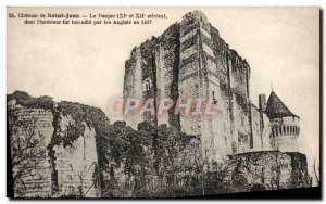 Old Postcard Chateau of Saint John The dungeon