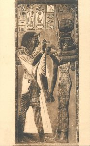 Postcard Egypt Menmurie Setoi tomb pictures
