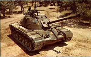 Patton Tank, Army Training Center, Fort Knox KY Vintage Postcard G54