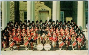 c1960s Iowa City, IA University UoI Scottish Highlanders Marching Band Hawks A38