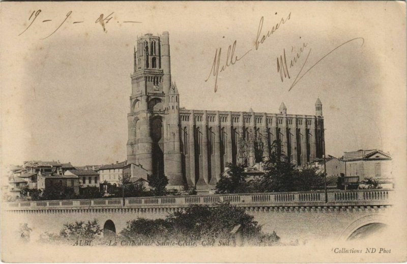 CPA ALBI La Cathedrale Sainte-Cecile - Cote Sud (1087421)