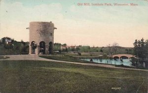 Massachusetts Worcester Old Mill Institute Park 1909