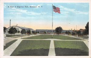 A View of Edgerton Park, Rochester, New York, Early Postcard, Unused