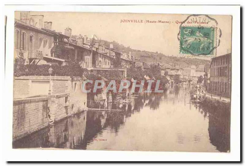 joinville Old Postcard Quays Peceaux
