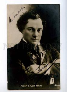 243104 Robert ADELHEIM Russian DRAMA Actor AUTOGRAPH vintage