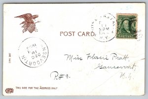 1906  Merry Christmas  Xmas  Embossed   Postcard