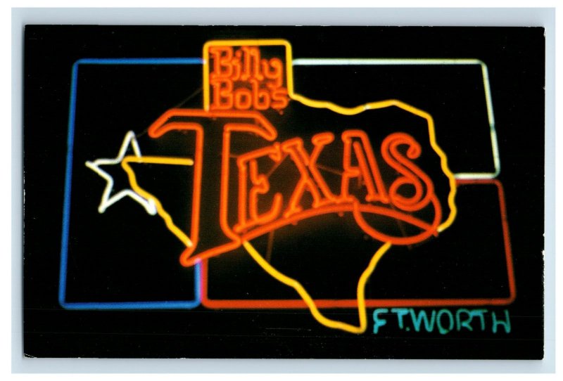 Vintage Billy Bobs Fort Worth Texas Postcard P135E