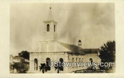 Real Photo - Catholic Church - St Martinville, Louisiana