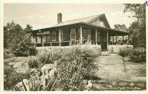 Pigeon Cove Massachusetts Paper House 1930s RPPC Photo Postcard 21-4566