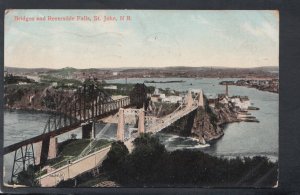 Canada Postcard - Bridges and Reversible Falls, St John, New Brunswick  T9883