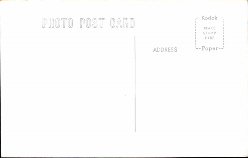 Vercheres Traverse Quebec Rear Lighthouse Real Photo Postcard