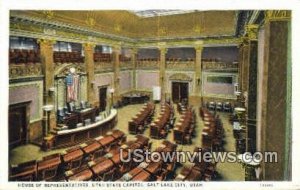 House of Representatives, State Capitol - Salt Lake City, Utah UT  