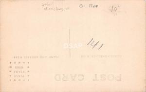 A68/ Miamisburg? Ohio Postcard Real Photo RPPC 1913 Flood Disaster Linden Ave