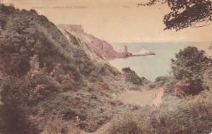 Approach to Anstey's Cove - Torquay, Devon, England - pm 1927 - DB