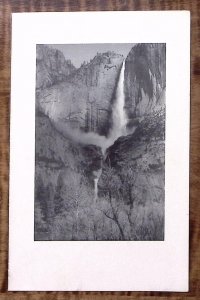 1938 YOSEMITE THE AHWAHNEE MENU ANSEL ADAMS YOSEMITE FALLS AUG 7 LUNCHEON Z2885