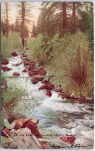 Postcard - Tin Cup Creek - Montana