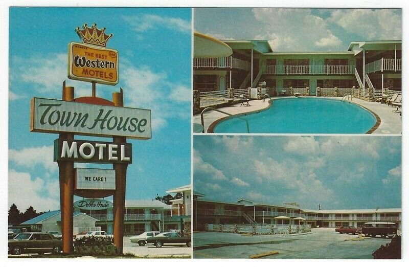 Texarkana, Arkansas, Vintage Postcard Views of Town House Motel