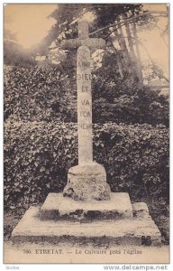 ETRETAT, Le Calvaire pres l'eglise, Seine Maritime, France, 00-10s