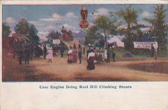Advertising Case Engine Doing Real Hill Climbing Stunts 1911