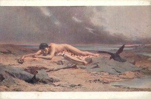 B508 Fine art postcard Cain by E. K. Liska 1915
