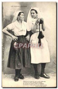 Old Postcard Folklore Sables d & # 39Olonne