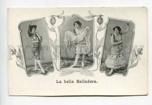 3157616 La Bella BALLADERA Spanish DANCER Vintage PHOTO PC