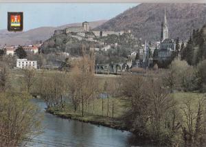 BF24895 lourdes la basilique et le chateau fort france  front/back image