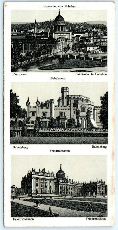 c1900s Germany Europe Card Pack Litho Tourist Monuments Temple Castle Trade C40