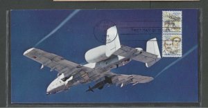 C92a 1978 Wright Bros Pair FDC On Special Fairchild Fact Card For New A-10----