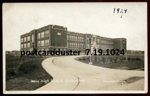 h3485 - GOSHEN Indiana 1910s High School. Real Photo Postcard by Schnabel