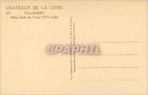 Old Postcard Villandry Castle Loire Pietat School of Venice (XVIth Century)