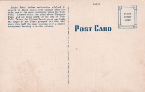 Twin Falls Idaho ID Snake River Postcard D13