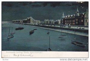 Promenade looking North at night, SOUTHPORT, 00-10s