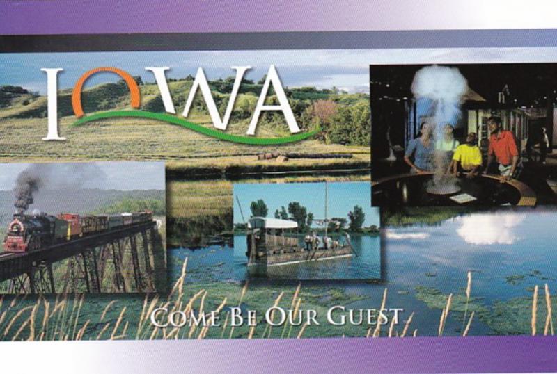 Iowa Greetings Showing Boone & Scenic Valley Railroad & More